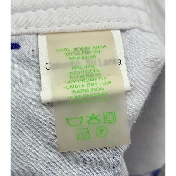 Lilly Pulitzer Walsh Shorts Womens 2 31x2.5 Low Rise Floral Purple White Preppy - Picture 11 of 13